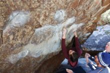 Bouldering in Hueco Tanks on 02/24/2019 with Blue Lizard Climbing and Yoga

Filename: SRM_20190224_1359330.jpg
Aperture: f/5.6
Shutter Speed: 1/125
Body: Canon EOS-1D Mark II
Lens: Canon EF 16-35mm f/2.8 L