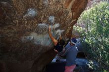 Bouldering in Hueco Tanks on 02/24/2019 with Blue Lizard Climbing and Yoga

Filename: SRM_20190224_1407230.jpg
Aperture: f/5.6
Shutter Speed: 1/320
Body: Canon EOS-1D Mark II
Lens: Canon EF 16-35mm f/2.8 L