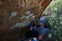 Bouldering in Hueco Tanks on 02/24/2019 with Blue Lizard Climbing and Yoga

Filename: SRM_20190224_1408230.jpg
Aperture: f/5.6
Shutter Speed: 1/320
Body: Canon EOS-1D Mark II
Lens: Canon EF 16-35mm f/2.8 L