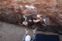 Bouldering in Hueco Tanks on 02/24/2019 with Blue Lizard Climbing and Yoga

Filename: SRM_20190224_1453090.jpg
Aperture: f/5.6
Shutter Speed: 1/200
Body: Canon EOS-1D Mark II
Lens: Canon EF 16-35mm f/2.8 L