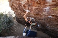 Bouldering in Hueco Tanks on 02/24/2019 with Blue Lizard Climbing and Yoga

Filename: SRM_20190224_1456500.jpg
Aperture: f/5.6
Shutter Speed: 1/250
Body: Canon EOS-1D Mark II
Lens: Canon EF 16-35mm f/2.8 L