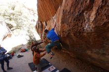 Bouldering in Hueco Tanks on 02/24/2019 with Blue Lizard Climbing and Yoga

Filename: SRM_20190224_1510000.jpg
Aperture: f/5.6
Shutter Speed: 1/320
Body: Canon EOS-1D Mark II
Lens: Canon EF 16-35mm f/2.8 L