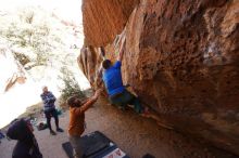 Bouldering in Hueco Tanks on 02/24/2019 with Blue Lizard Climbing and Yoga

Filename: SRM_20190224_1510580.jpg
Aperture: f/5.6
Shutter Speed: 1/320
Body: Canon EOS-1D Mark II
Lens: Canon EF 16-35mm f/2.8 L