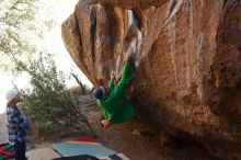 Bouldering in Hueco Tanks on 02/24/2019 with Blue Lizard Climbing and Yoga

Filename: SRM_20190224_1529560.jpg
Aperture: f/4.0
Shutter Speed: 1/800
Body: Canon EOS-1D Mark II
Lens: Canon EF 50mm f/1.8 II