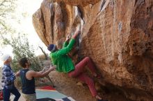 Bouldering in Hueco Tanks on 02/24/2019 with Blue Lizard Climbing and Yoga

Filename: SRM_20190224_1530020.jpg
Aperture: f/4.0
Shutter Speed: 1/500
Body: Canon EOS-1D Mark II
Lens: Canon EF 50mm f/1.8 II