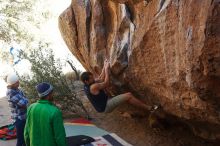 Bouldering in Hueco Tanks on 02/24/2019 with Blue Lizard Climbing and Yoga

Filename: SRM_20190224_1532130.jpg
Aperture: f/4.0
Shutter Speed: 1/640
Body: Canon EOS-1D Mark II
Lens: Canon EF 50mm f/1.8 II