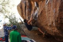 Bouldering in Hueco Tanks on 02/24/2019 with Blue Lizard Climbing and Yoga

Filename: SRM_20190224_1532140.jpg
Aperture: f/4.0
Shutter Speed: 1/800
Body: Canon EOS-1D Mark II
Lens: Canon EF 50mm f/1.8 II