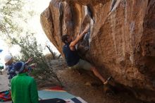 Bouldering in Hueco Tanks on 02/24/2019 with Blue Lizard Climbing and Yoga

Filename: SRM_20190224_1532150.jpg
Aperture: f/4.0
Shutter Speed: 1/800
Body: Canon EOS-1D Mark II
Lens: Canon EF 50mm f/1.8 II