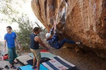 Bouldering in Hueco Tanks on 02/24/2019 with Blue Lizard Climbing and Yoga

Filename: SRM_20190224_1535320.jpg
Aperture: f/4.0
Shutter Speed: 1/500
Body: Canon EOS-1D Mark II
Lens: Canon EF 50mm f/1.8 II