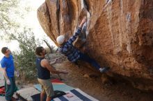 Bouldering in Hueco Tanks on 02/24/2019 with Blue Lizard Climbing and Yoga

Filename: SRM_20190224_1535360.jpg
Aperture: f/4.0
Shutter Speed: 1/500
Body: Canon EOS-1D Mark II
Lens: Canon EF 50mm f/1.8 II