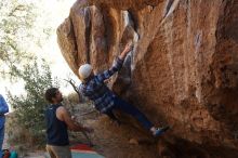 Bouldering in Hueco Tanks on 02/24/2019 with Blue Lizard Climbing and Yoga

Filename: SRM_20190224_1537510.jpg
Aperture: f/4.0
Shutter Speed: 1/640
Body: Canon EOS-1D Mark II
Lens: Canon EF 50mm f/1.8 II