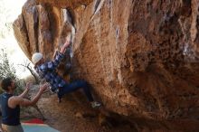 Bouldering in Hueco Tanks on 02/24/2019 with Blue Lizard Climbing and Yoga

Filename: SRM_20190224_1543460.jpg
Aperture: f/4.0
Shutter Speed: 1/320
Body: Canon EOS-1D Mark II
Lens: Canon EF 50mm f/1.8 II