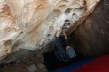 Bouldering in Hueco Tanks on 03/01/2019 with Blue Lizard Climbing and Yoga

Filename: SRM_20190301_1113180.jpg
Aperture: f/5.0
Shutter Speed: 1/125
Body: Canon EOS-1D Mark II
Lens: Canon EF 16-35mm f/2.8 L