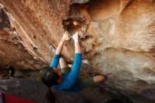 Bouldering in Hueco Tanks on 03/01/2019 with Blue Lizard Climbing and Yoga

Filename: SRM_20190301_1127140.jpg
Aperture: f/5.6
Shutter Speed: 1/250
Body: Canon EOS-1D Mark II
Lens: Canon EF 16-35mm f/2.8 L