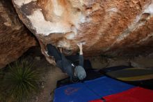 Bouldering in Hueco Tanks on 03/01/2019 with Blue Lizard Climbing and Yoga

Filename: SRM_20190301_1144540.jpg
Aperture: f/5.0
Shutter Speed: 1/160
Body: Canon EOS-1D Mark II
Lens: Canon EF 16-35mm f/2.8 L