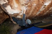 Bouldering in Hueco Tanks on 03/01/2019 with Blue Lizard Climbing and Yoga

Filename: SRM_20190301_1145010.jpg
Aperture: f/5.0
Shutter Speed: 1/160
Body: Canon EOS-1D Mark II
Lens: Canon EF 16-35mm f/2.8 L