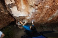 Bouldering in Hueco Tanks on 03/01/2019 with Blue Lizard Climbing and Yoga

Filename: SRM_20190301_1146390.jpg
Aperture: f/5.0
Shutter Speed: 1/200
Body: Canon EOS-1D Mark II
Lens: Canon EF 16-35mm f/2.8 L