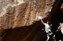 Bouldering in Hueco Tanks on 03/01/2019 with Blue Lizard Climbing and Yoga

Filename: SRM_20190301_1158120.jpg
Aperture: f/4.0
Shutter Speed: 1/1250
Body: Canon EOS-1D Mark II
Lens: Canon EF 50mm f/1.8 II