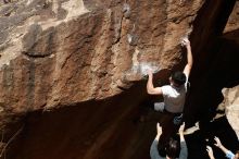 Bouldering in Hueco Tanks on 03/01/2019 with Blue Lizard Climbing and Yoga

Filename: SRM_20190301_1158190.jpg
Aperture: f/4.0
Shutter Speed: 1/800
Body: Canon EOS-1D Mark II
Lens: Canon EF 50mm f/1.8 II