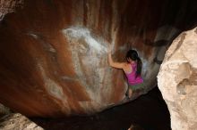 Bouldering in Hueco Tanks on 03/01/2019 with Blue Lizard Climbing and Yoga

Filename: SRM_20190301_1221030.jpg
Aperture: f/5.6
Shutter Speed: 1/250
Body: Canon EOS-1D Mark II
Lens: Canon EF 16-35mm f/2.8 L