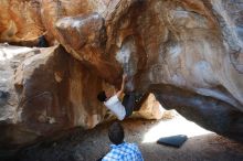 Bouldering in Hueco Tanks on 03/01/2019 with Blue Lizard Climbing and Yoga

Filename: SRM_20190301_1236560.jpg
Aperture: f/5.0
Shutter Speed: 1/200
Body: Canon EOS-1D Mark II
Lens: Canon EF 16-35mm f/2.8 L