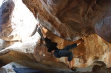 Bouldering in Hueco Tanks on 03/01/2019 with Blue Lizard Climbing and Yoga

Filename: SRM_20190301_1245330.jpg
Aperture: f/5.0
Shutter Speed: 1/160
Body: Canon EOS-1D Mark II
Lens: Canon EF 16-35mm f/2.8 L