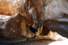 Bouldering in Hueco Tanks on 03/01/2019 with Blue Lizard Climbing and Yoga