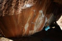 Bouldering in Hueco Tanks on 03/01/2019 with Blue Lizard Climbing and Yoga

Filename: SRM_20190301_1258080.jpg
Aperture: f/8.0
Shutter Speed: 1/250
Body: Canon EOS-1D Mark II
Lens: Canon EF 16-35mm f/2.8 L