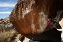 Bouldering in Hueco Tanks on 03/01/2019 with Blue Lizard Climbing and Yoga

Filename: SRM_20190301_1301180.jpg
Aperture: f/8.0
Shutter Speed: 1/250
Body: Canon EOS-1D Mark II
Lens: Canon EF 16-35mm f/2.8 L