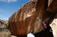 Bouldering in Hueco Tanks on 03/01/2019 with Blue Lizard Climbing and Yoga

Filename: SRM_20190301_1305170.jpg
Aperture: f/8.0
Shutter Speed: 1/250
Body: Canon EOS-1D Mark II
Lens: Canon EF 16-35mm f/2.8 L