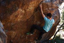 Bouldering in Hueco Tanks on 03/01/2019 with Blue Lizard Climbing and Yoga

Filename: SRM_20190301_1337110.jpg
Aperture: f/2.8
Shutter Speed: 1/800
Body: Canon EOS-1D Mark II
Lens: Canon EF 50mm f/1.8 II