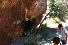 Bouldering in Hueco Tanks on 03/01/2019 with Blue Lizard Climbing and Yoga

Filename: SRM_20190301_1339240.jpg
Aperture: f/3.5
Shutter Speed: 1/250
Body: Canon EOS-1D Mark II
Lens: Canon EF 50mm f/1.8 II