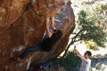 Bouldering in Hueco Tanks on 03/01/2019 with Blue Lizard Climbing and Yoga

Filename: SRM_20190301_1339360.jpg
Aperture: f/3.5
Shutter Speed: 1/250
Body: Canon EOS-1D Mark II
Lens: Canon EF 50mm f/1.8 II