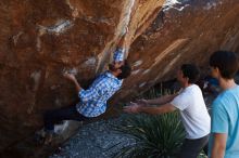 Bouldering in Hueco Tanks on 03/01/2019 with Blue Lizard Climbing and Yoga

Filename: SRM_20190301_1344130.jpg
Aperture: f/3.5
Shutter Speed: 1/250
Body: Canon EOS-1D Mark II
Lens: Canon EF 50mm f/1.8 II
