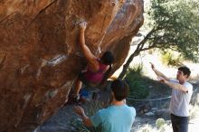 Bouldering in Hueco Tanks on 03/01/2019 with Blue Lizard Climbing and Yoga

Filename: SRM_20190301_1347400.jpg
Aperture: f/3.5
Shutter Speed: 1/200
Body: Canon EOS-1D Mark II
Lens: Canon EF 50mm f/1.8 II