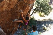 Bouldering in Hueco Tanks on 03/01/2019 with Blue Lizard Climbing and Yoga

Filename: SRM_20190301_1351350.jpg
Aperture: f/3.5
Shutter Speed: 1/250
Body: Canon EOS-1D Mark II
Lens: Canon EF 50mm f/1.8 II