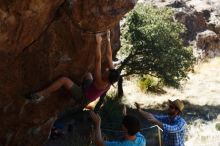 Bouldering in Hueco Tanks on 03/01/2019 with Blue Lizard Climbing and Yoga

Filename: SRM_20190301_1351470.jpg
Aperture: f/3.5
Shutter Speed: 1/500
Body: Canon EOS-1D Mark II
Lens: Canon EF 50mm f/1.8 II