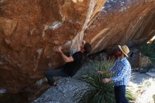 Bouldering in Hueco Tanks on 03/01/2019 with Blue Lizard Climbing and Yoga

Filename: SRM_20190301_1355060.jpg
Aperture: f/3.2
Shutter Speed: 1/250
Body: Canon EOS-1D Mark II
Lens: Canon EF 50mm f/1.8 II