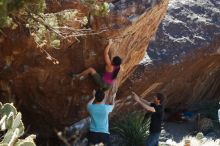 Bouldering in Hueco Tanks on 03/01/2019 with Blue Lizard Climbing and Yoga

Filename: SRM_20190301_1401040.jpg
Aperture: f/3.2
Shutter Speed: 1/400
Body: Canon EOS-1D Mark II
Lens: Canon EF 50mm f/1.8 II