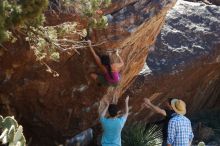 Bouldering in Hueco Tanks on 03/01/2019 with Blue Lizard Climbing and Yoga

Filename: SRM_20190301_1401170.jpg
Aperture: f/3.2
Shutter Speed: 1/500
Body: Canon EOS-1D Mark II
Lens: Canon EF 50mm f/1.8 II