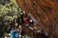 Bouldering in Hueco Tanks on 03/01/2019 with Blue Lizard Climbing and Yoga

Filename: SRM_20190301_1409060.jpg
Aperture: f/4.0
Shutter Speed: 1/500
Body: Canon EOS-1D Mark II
Lens: Canon EF 50mm f/1.8 II