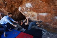 Bouldering in Hueco Tanks on 03/01/2019 with Blue Lizard Climbing and Yoga

Filename: SRM_20190301_1435340.jpg
Aperture: f/4.0
Shutter Speed: 1/250
Body: Canon EOS-1D Mark II
Lens: Canon EF 16-35mm f/2.8 L
