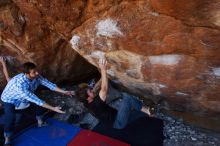 Bouldering in Hueco Tanks on 03/01/2019 with Blue Lizard Climbing and Yoga

Filename: SRM_20190301_1435341.jpg
Aperture: f/4.0
Shutter Speed: 1/320
Body: Canon EOS-1D Mark II
Lens: Canon EF 16-35mm f/2.8 L