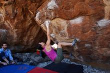 Bouldering in Hueco Tanks on 03/01/2019 with Blue Lizard Climbing and Yoga

Filename: SRM_20190301_1443110.jpg
Aperture: f/5.0
Shutter Speed: 1/200
Body: Canon EOS-1D Mark II
Lens: Canon EF 16-35mm f/2.8 L