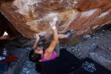 Bouldering in Hueco Tanks on 03/01/2019 with Blue Lizard Climbing and Yoga

Filename: SRM_20190301_1450440.jpg
Aperture: f/5.0
Shutter Speed: 1/200
Body: Canon EOS-1D Mark II
Lens: Canon EF 16-35mm f/2.8 L