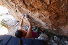 Bouldering in Hueco Tanks on 03/01/2019 with Blue Lizard Climbing and Yoga

Filename: SRM_20190301_1456070.jpg
Aperture: f/5.0
Shutter Speed: 1/125
Body: Canon EOS-1D Mark II
Lens: Canon EF 16-35mm f/2.8 L