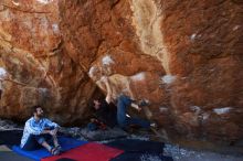 Bouldering in Hueco Tanks on 03/01/2019 with Blue Lizard Climbing and Yoga

Filename: SRM_20190301_1505090.jpg
Aperture: f/5.0
Shutter Speed: 1/250
Body: Canon EOS-1D Mark II
Lens: Canon EF 16-35mm f/2.8 L