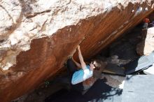 Bouldering in Hueco Tanks on 03/01/2019 with Blue Lizard Climbing and Yoga

Filename: SRM_20190301_1533350.jpg
Aperture: f/5.6
Shutter Speed: 1/400
Body: Canon EOS-1D Mark II
Lens: Canon EF 16-35mm f/2.8 L