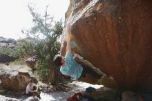 Bouldering in Hueco Tanks on 03/01/2019 with Blue Lizard Climbing and Yoga

Filename: SRM_20190301_1537540.jpg
Aperture: f/5.6
Shutter Speed: 1/640
Body: Canon EOS-1D Mark II
Lens: Canon EF 16-35mm f/2.8 L