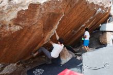 Bouldering in Hueco Tanks on 03/01/2019 with Blue Lizard Climbing and Yoga

Filename: SRM_20190301_1546040.jpg
Aperture: f/5.6
Shutter Speed: 1/320
Body: Canon EOS-1D Mark II
Lens: Canon EF 16-35mm f/2.8 L